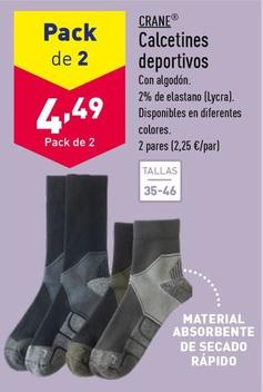 Oferta de Calcetines deportivos por 4,49€ en ALDI