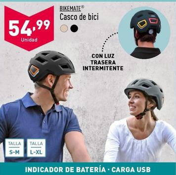 Oferta de Casco para bicicleta por 54,99€ en ALDI