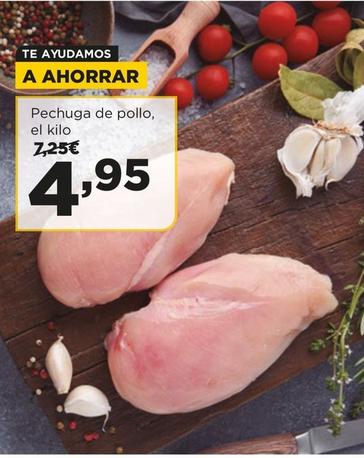 Oferta de Pechuga De Pollo por 4,95€ en Alimerka