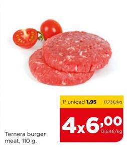 Oferta de Ternera Burger Meat por 1,95€ en Alimerka