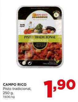 Oferta de Campo Rico - Pisto Tradicional por 1,9€ en Alimerka