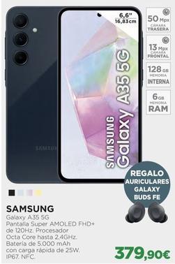 Oferta de Samsung - Galaxy A35 5g por 379,9€ en El Corte Inglés
