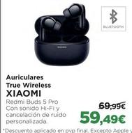 Oferta de Xiaomi - Auriculares True Wireless por 59,49€ en El Corte Inglés