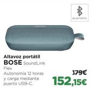 Oferta de Bose - Altavoz Portátil por 152,15€ en El Corte Inglés