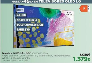 Oferta de Televisor LG por 1379€ en El Corte Inglés
