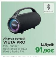 Oferta de Vieta - Altavoz Portátil Pro por 91,9€ en El Corte Inglés