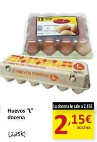 Oferta de Huevos por 2,15€ en SPAR