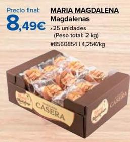 Oferta de Magdalenas por 8,49€ en Costco