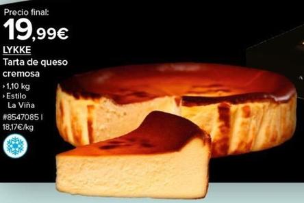 Oferta de Tarta de queso por 19,99€ en Costco