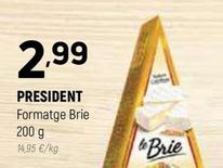 Oferta de Président - Formatge Brie por 2,99€ en Coviran