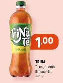 Oferta de Trina - Te Negre Amb Ilimona por 1€ en Coviran
