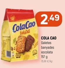 Oferta de Cola Cao - Galetes Banyades Xocolata por 2,49€ en Coviran