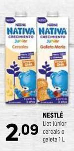 Oferta de Nestlé - Llet Júnior Cereals O Galeta por 2,09€ en Coviran