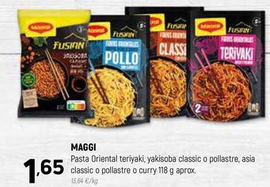 Oferta de Maggi - Pasta Oriental Teriyaki por 1,65€ en Coviran