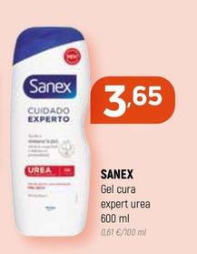 Oferta de Sanex - Gel Cura Expert Urea por 3,65€ en Coviran
