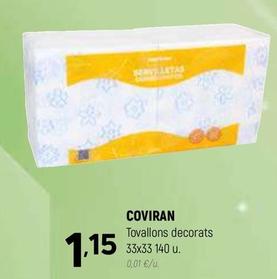 Oferta de Coviran - Tovallons Decorats  por 1,15€ en Coviran