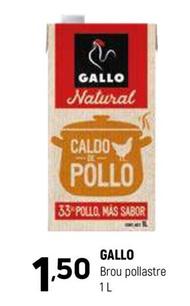 Oferta de Gallo - Brou Pollastre por 1,5€ en Coviran