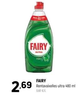 Oferta de Fairy - Rentavaixelles Ultra por 2,69€ en Coviran