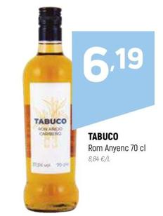 Oferta de Tabuco - Rom Anyenc por 6,19€ en Coviran
