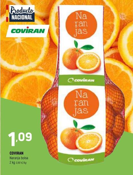 Oferta de Coviran - Naranja Bolsa por 1,09€ en Coviran