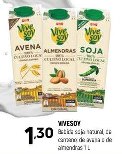 Oferta de Pascual - Vivesoy por 1,3€ en Coviran