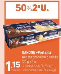 Oferta de Danone - +Proteina Natillas Chocolate por 2,29€ en Coviran