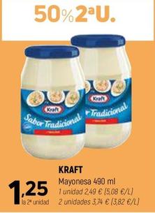 Oferta de Kraft - Mayonesa por 2,49€ en Coviran