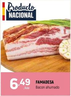 Oferta de Famadesa Bacon Ahumado por 6,49€ en Coviran