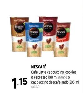 Oferta de Nescafé - Cafe Latte Cappuccino por 1,15€ en Coviran