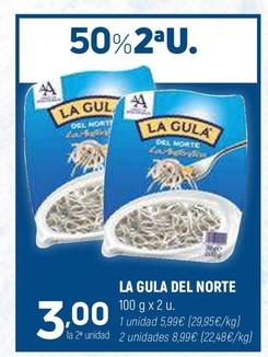 Oferta de La Gula Del Norte - 100 G X 2 U por 5,99€ en Coviran