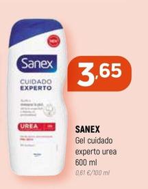 Oferta de Sanex - Gel Cuidado Experto Urea por 3,65€ en Coviran