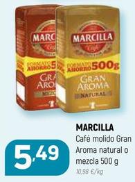 Oferta de Marcilla - Café Molido Gran Aroma Natural O Mezcla por 5,49€ en Coviran
