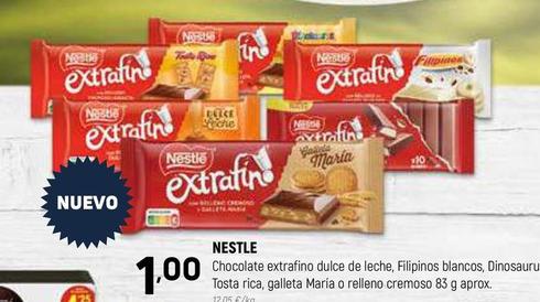 Oferta de Nestlé - Chocolate Extrafino Dulce De Leche por 1€ en Coviran