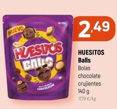 Oferta de Huesitos - Balls Bolas Chocolate Crujientas por 2,49€ en Coviran