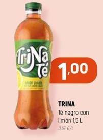 Oferta de Trina - Te Negro Con Limon por 1€ en Coviran