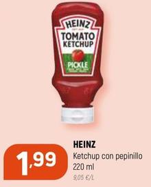 Oferta de Heinz - Ketchup Con Pepinillo por 1,99€ en Coviran