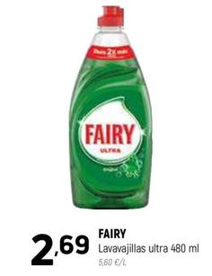 Oferta de Fairy - Lavavajillas Ultra por 2,69€ en Coviran