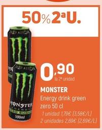 Oferta de Monster - Energy Drink Green Zero por 1,79€ en Coviran