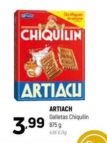 Oferta de Artiach - Galletas Chiquilin por 3,99€ en Coviran