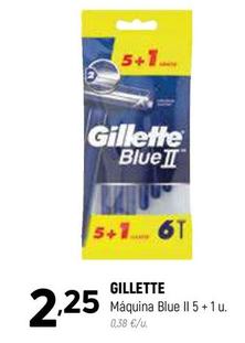 Oferta de Gillette - Máquina Blue II por 2,25€ en Coviran