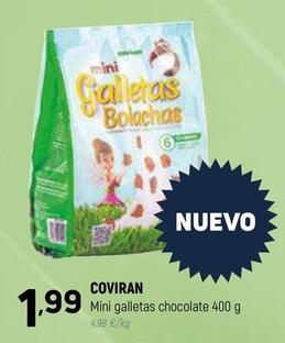 Oferta de Coviran - Mini Galletas Chocolate por 1,99€ en Coviran