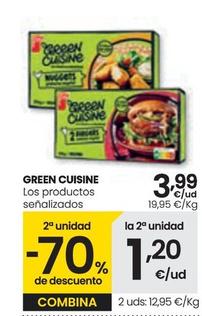 Oferta de Findus - Green Cuisine Los Productos Senalizados por 3,99€ en Eroski