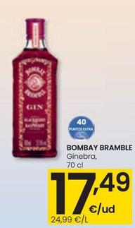 Oferta de Bombay Bramble - Ginebra por 17,49€ en Eroski