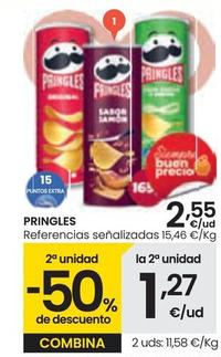 Oferta de Pringles - Referencias Señalizadas por 2,55€ en Eroski