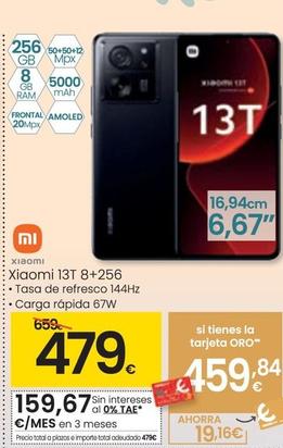 Oferta de Xiaomi - 13t 8+256 por 479€ en Eroski
