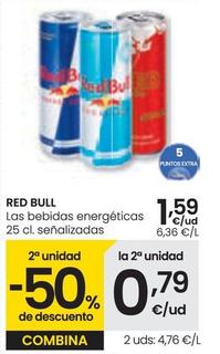 Oferta de Red Bull - Bebidas Energéticas por 1,59€ en Eroski