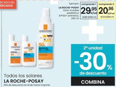 Oferta de La Roche Posay - Solar Imvisible Pediatrico S Pf+50 Anthelios por 29,95€ en Eroski
