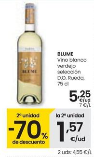Oferta de Blume - Vino Blanco Verdejo Selección D.O. Rueda por 5,25€ en Eroski