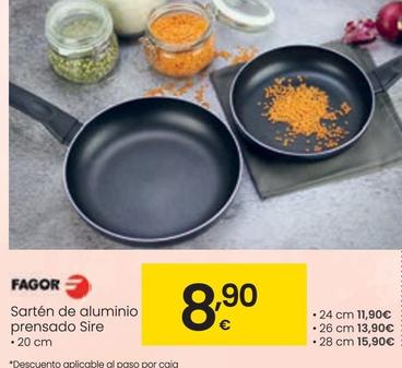 Oferta de Fagor - Sarten De Aluminio Prensado Sire por 8,9€ en Eroski