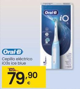 Oferta de Oral B - Cepillo Electrico Io3s Ice Blue por 39,9€ en Eroski